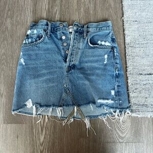 AGOLDE denim skirt size 24